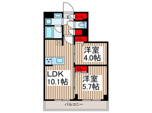 ブランシエスタ台東根岸の物件間取画像